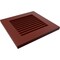 Ekena Millwork 12"W x 12"H True Fit PVC Louver Shutters Sample, Pepper Red SAMPLE-TFPLVMR - alternate 5